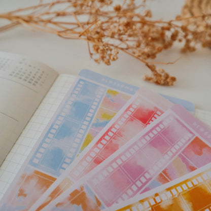 Stickersheet - Swirly Squares