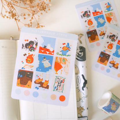 Stickersheet - Washi Tape Ghibli World