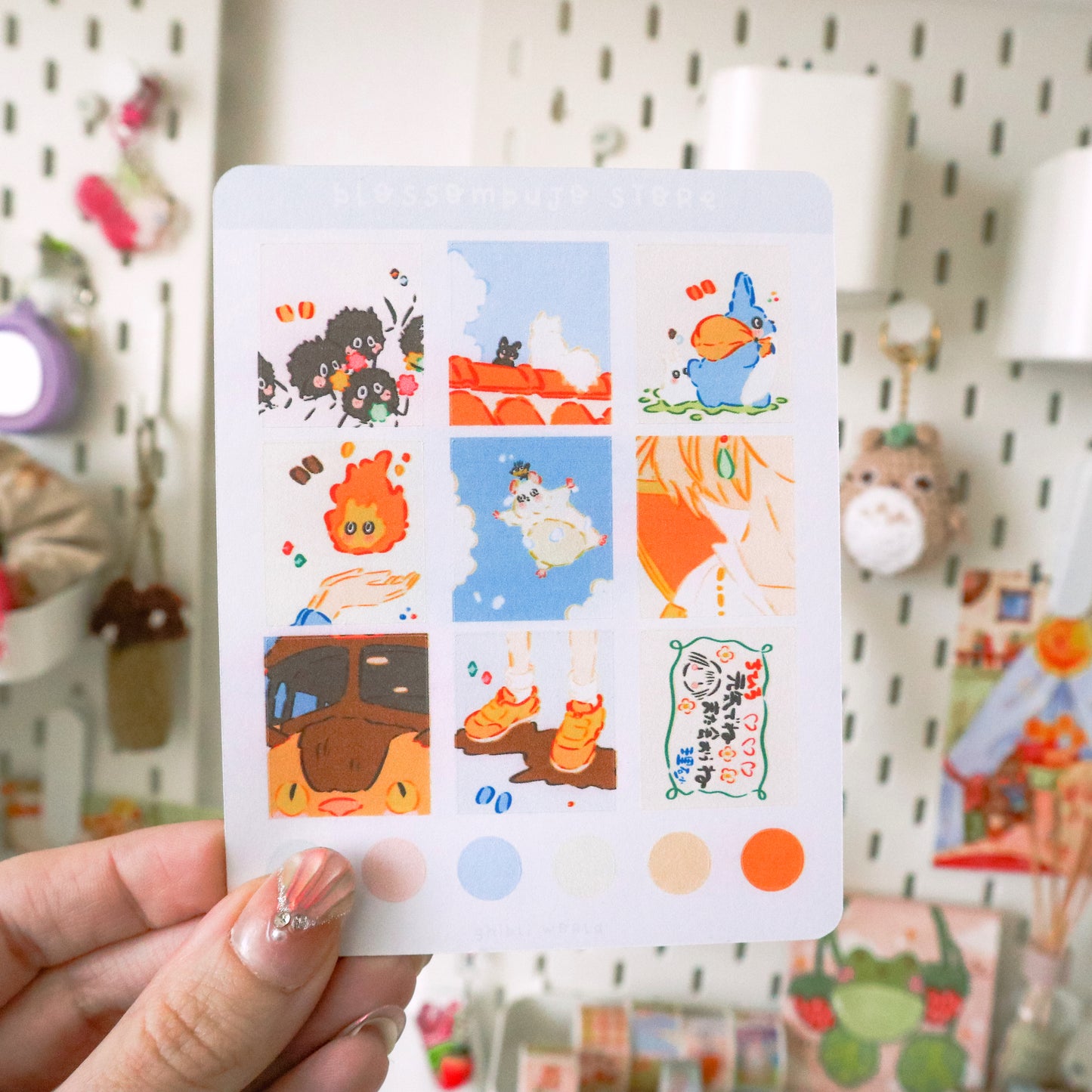 Stickersheet - Washi Tape Ghibli World