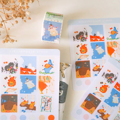 Stickersheet - Washi Tape Ghibli World