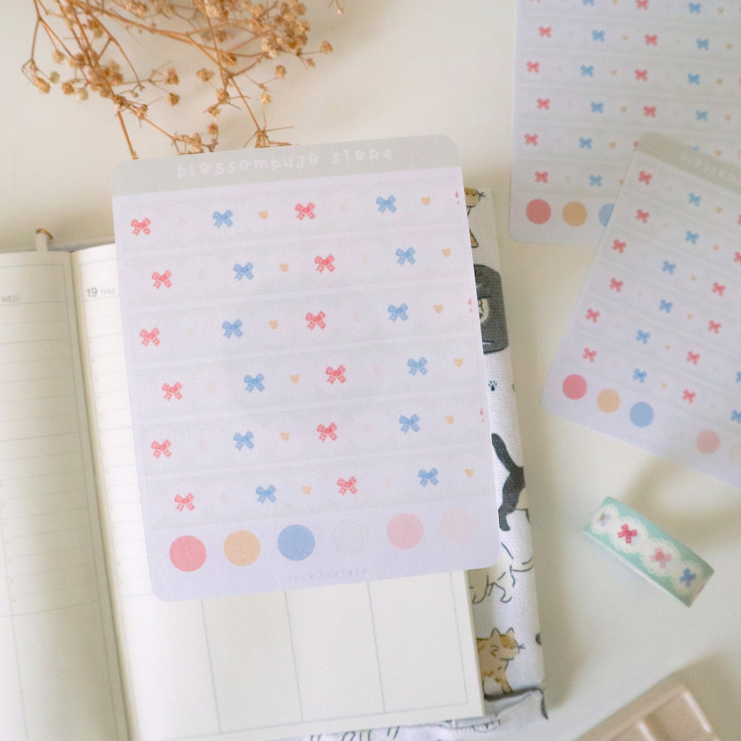 Stickersheet - Washi Tape Lacy Fantasy