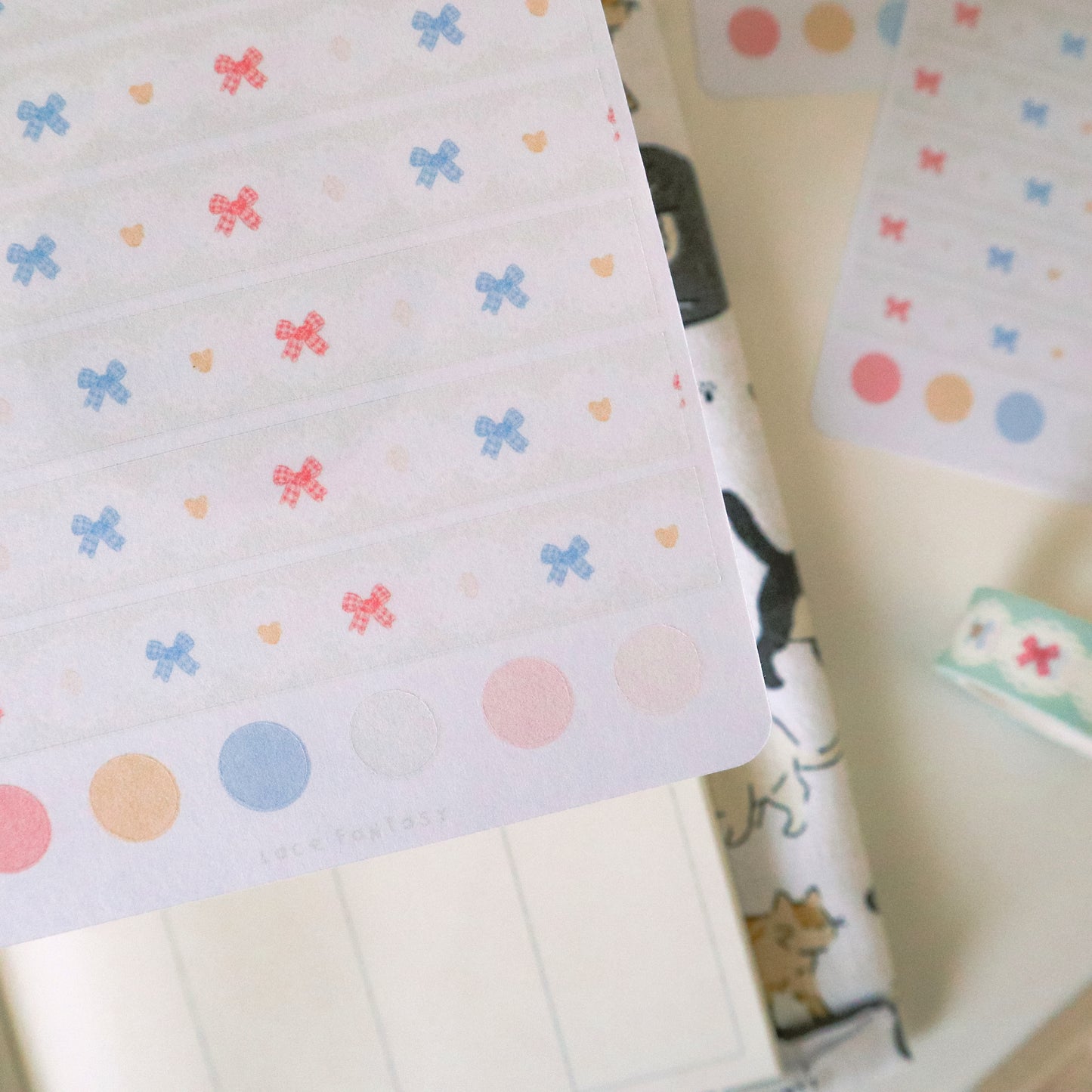 Stickersheet - Washi Tape Lacy Fantasy