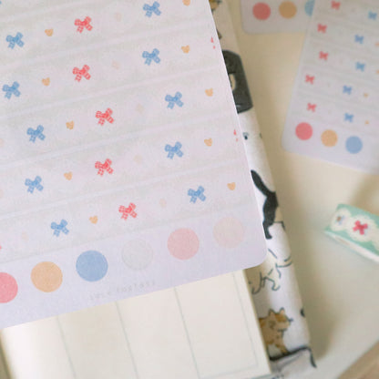 Stickersheet - Washi Tape Lacy Fantasy