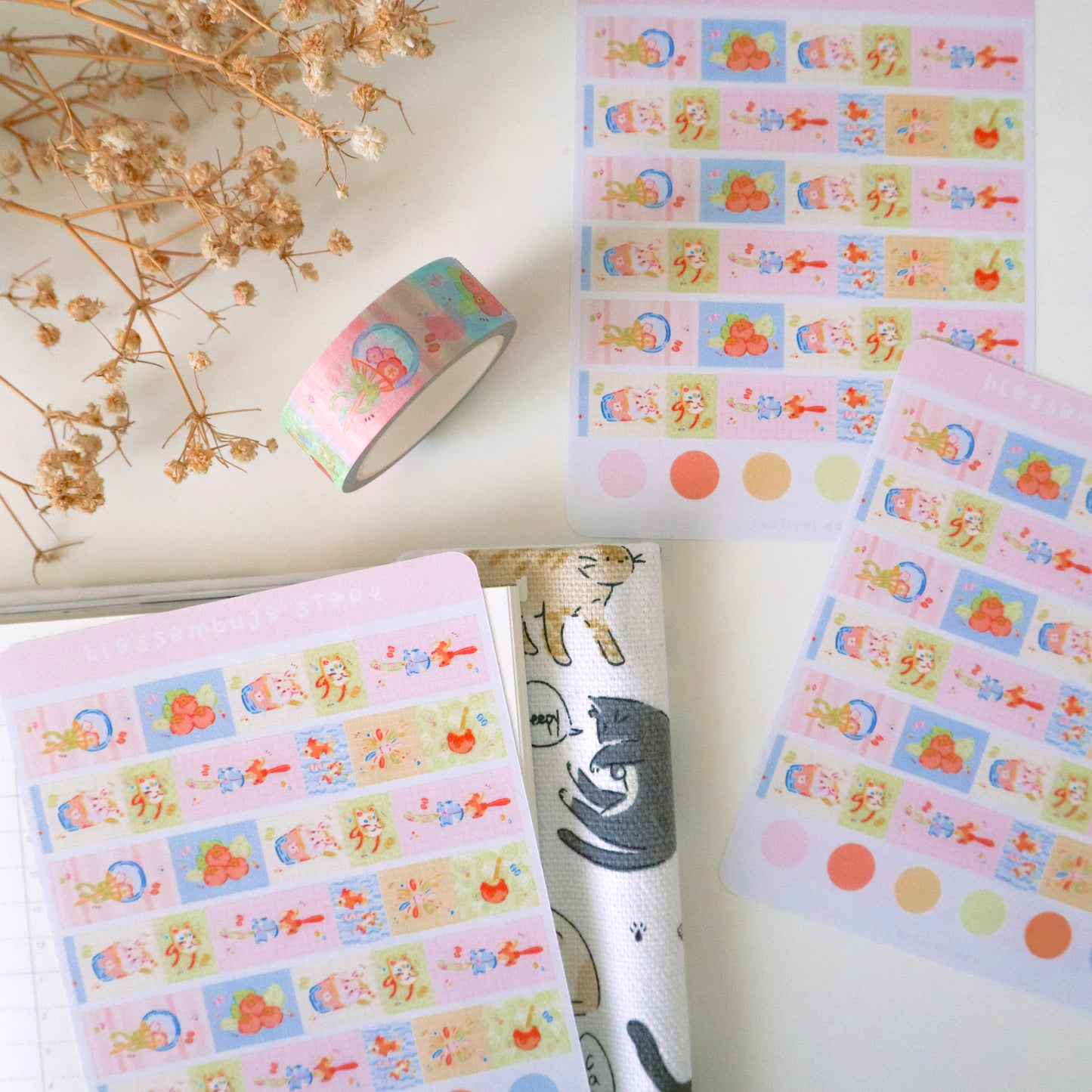 Stickersheet - Washi Tape Festival Day