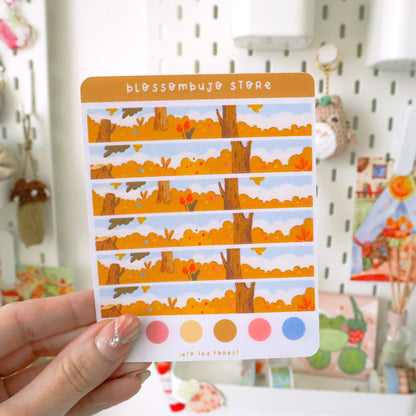 Stickersheet - Washi Tape Into the Forest