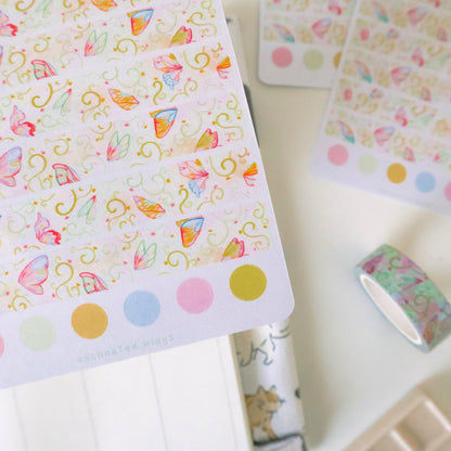 Stickersheet - Washi Tape Enchanted Wings