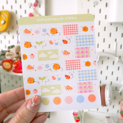 Stickersheet - Washi Tape Spring Notes