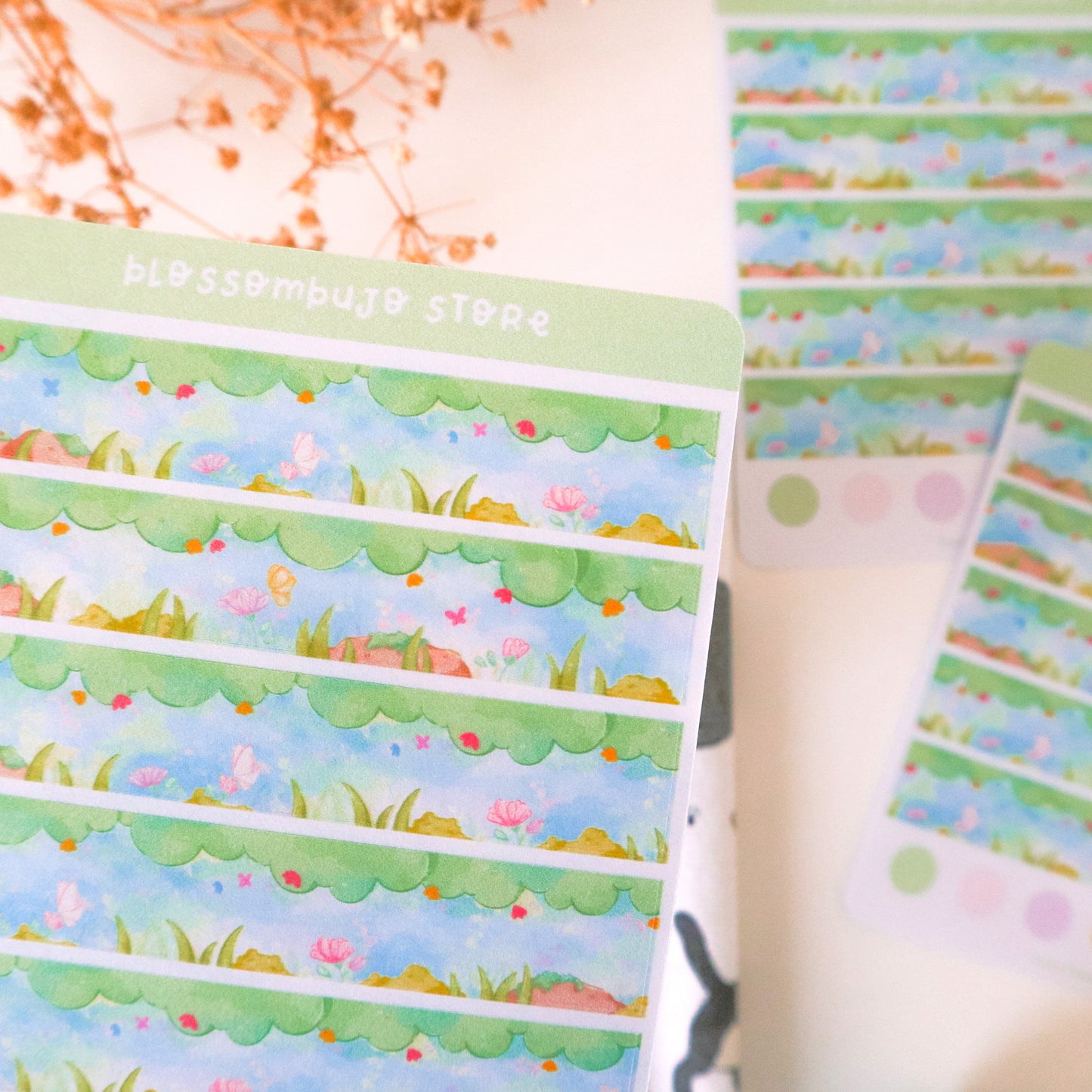 Stickersheet - Washi Tape Fairy Forest