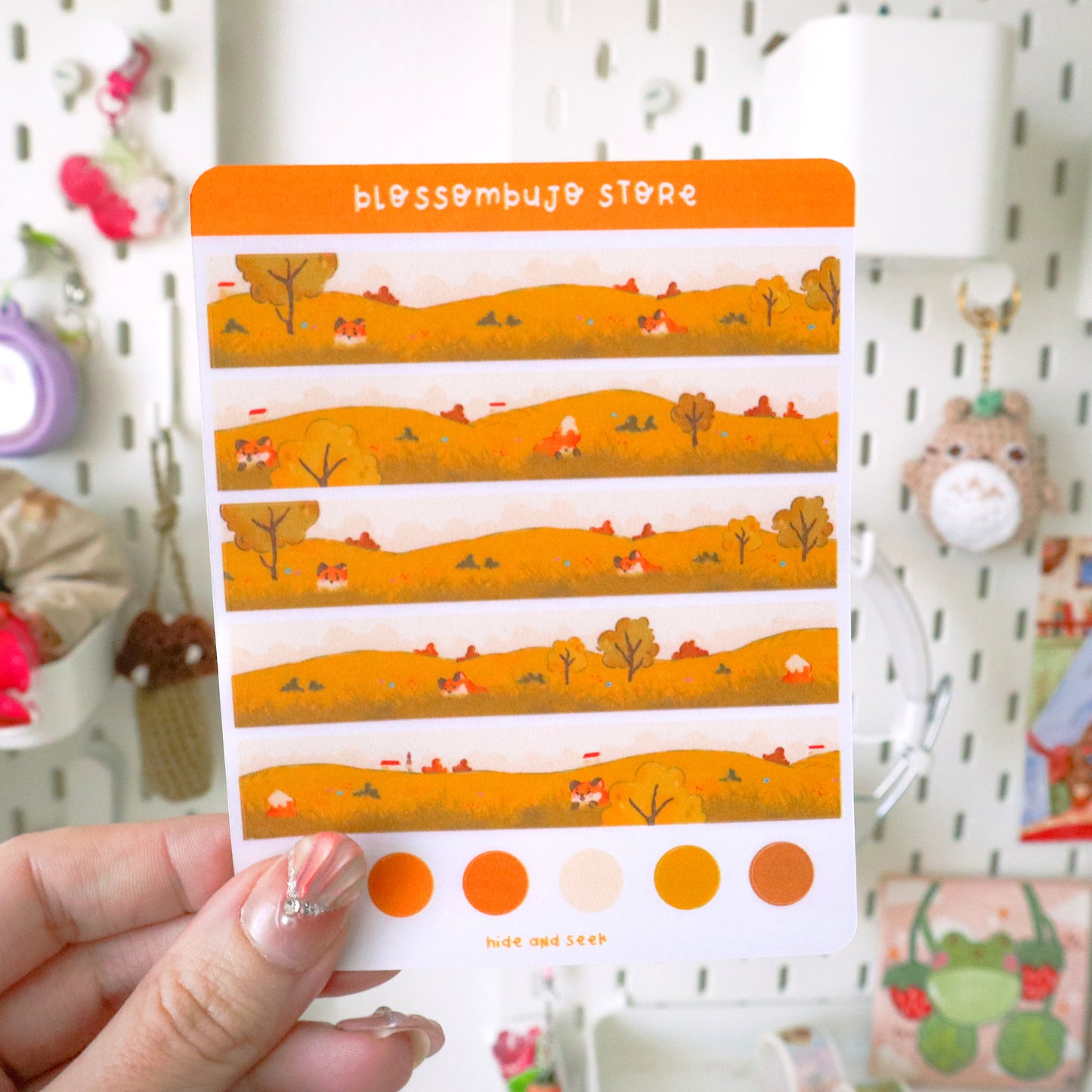 Stickersheet - Washi Tape Hide and Seek