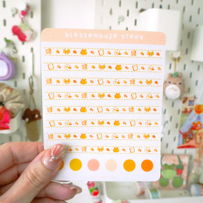 Stickersheet - Washi Tape Soft Cottage