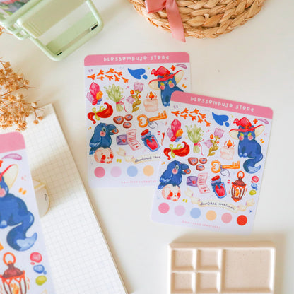 Stickersheet - Bewitched Creatures