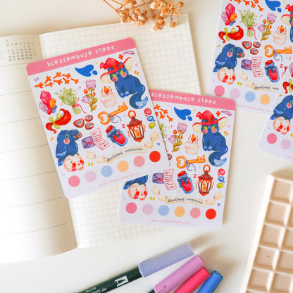 Stickersheet - Bewitched Creatures