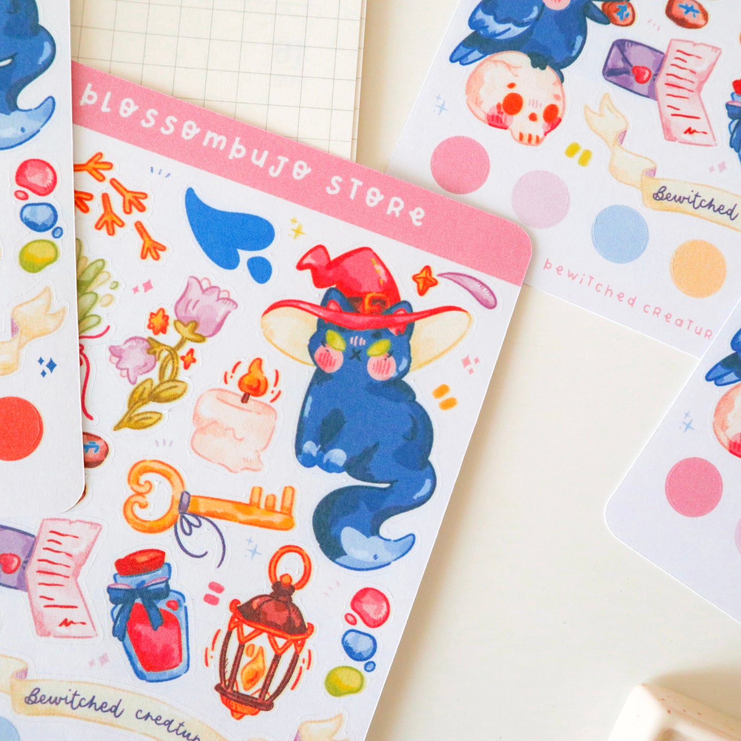 Stickersheet - Bewitched Creatures