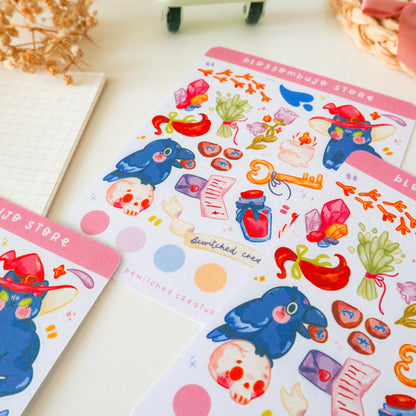 Stickersheet - Bewitched Creatures