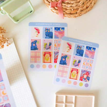Stickersheet - Washi Tape Candy Sorcery