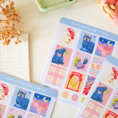 Stickersheet - Washi Tape Candy Sorcery