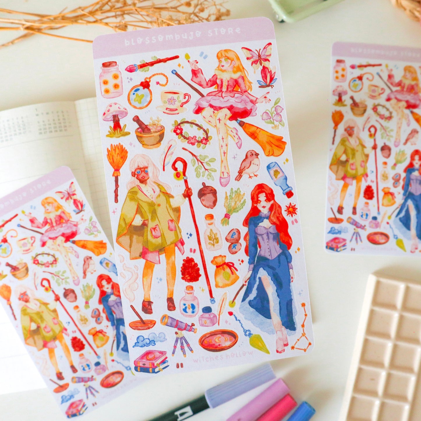 Stickersheet - Witches Hollow
