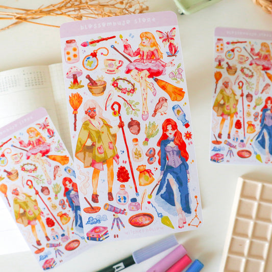 Stickersheet - Witches Hollow
