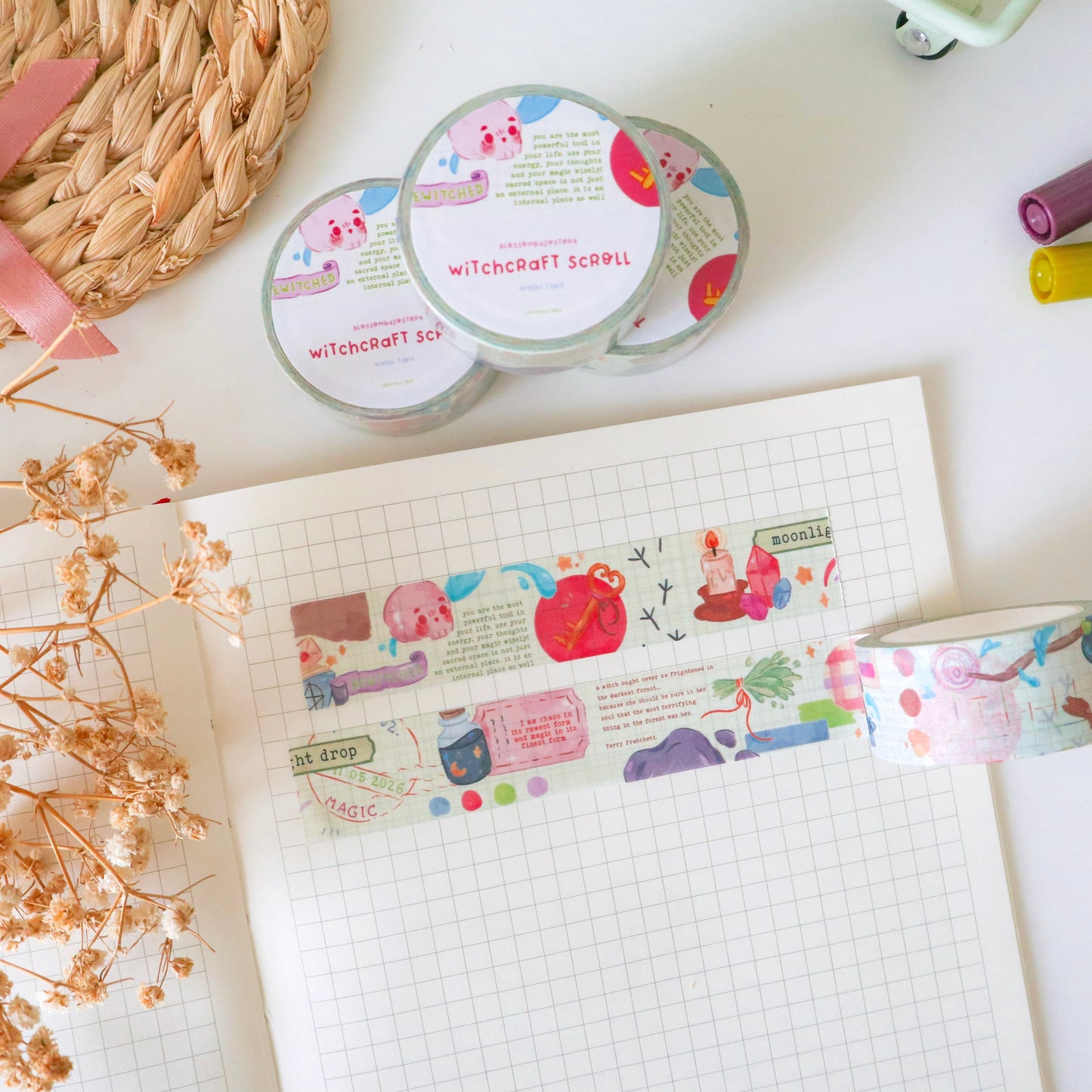 Washi Tape - Enchanted Scroll