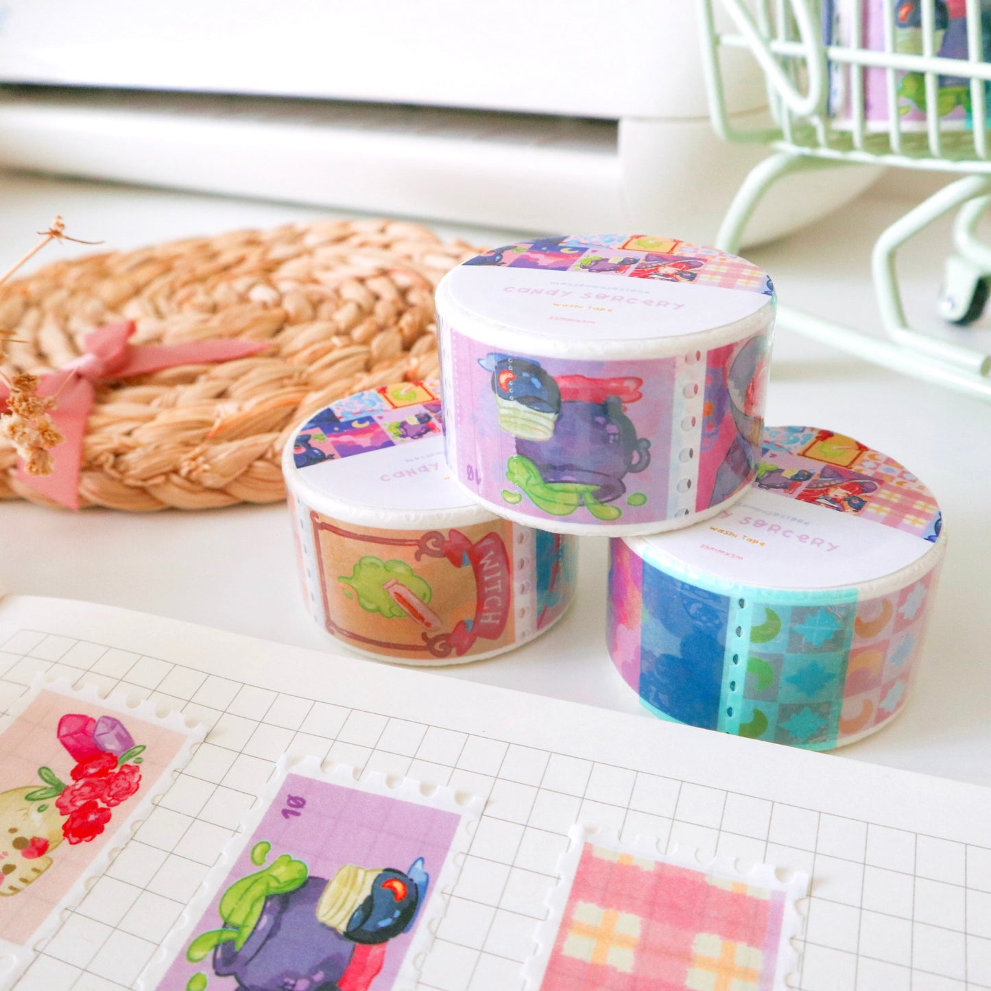 Washi Tape Stamp - Candy Sorcery