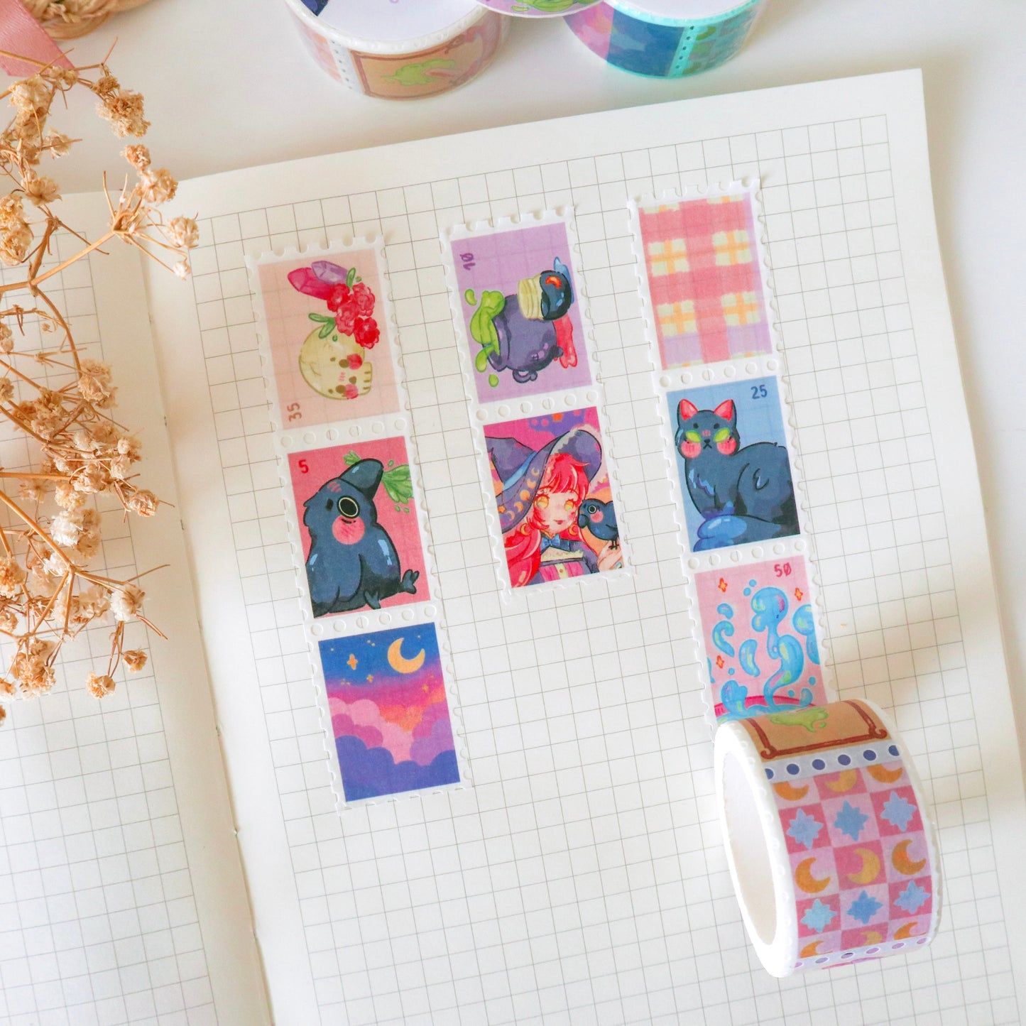 Washi Tape Stamp - Candy Sorcery