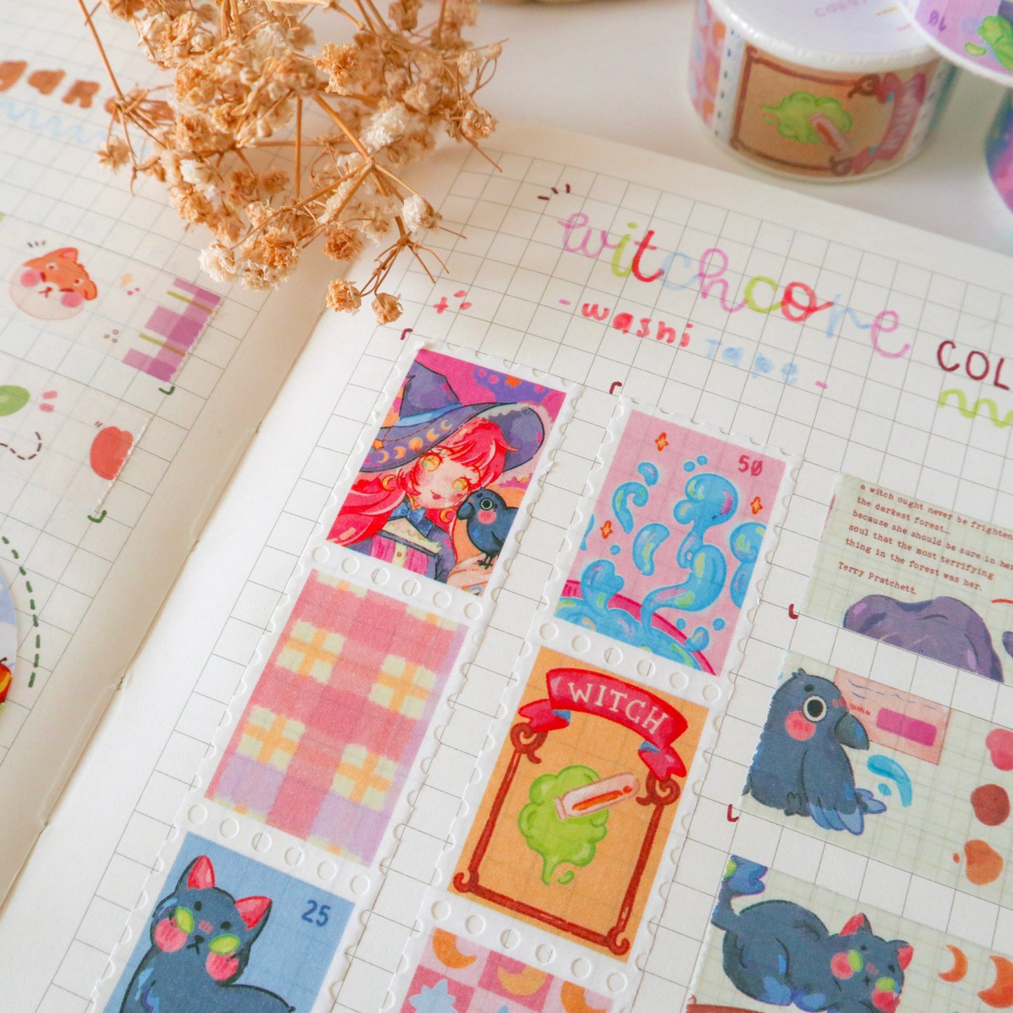 Washi Tape Stamp - Candy Sorcery