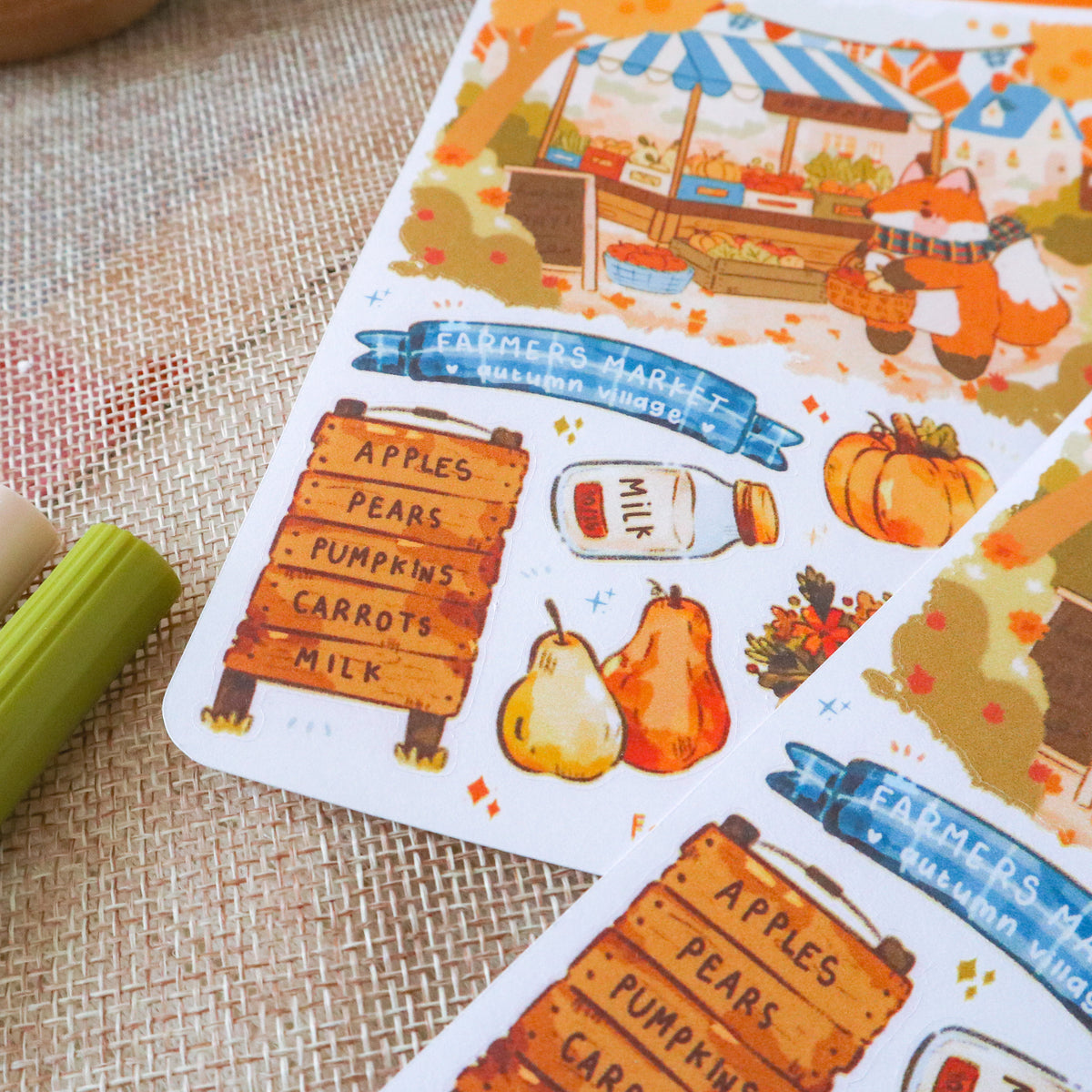 Stickersheet - Farmers Market