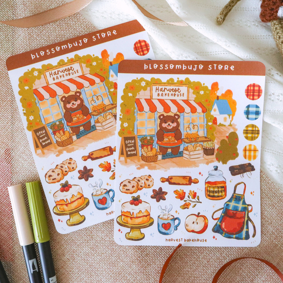 Stickersheet - Harvest Bakehouse