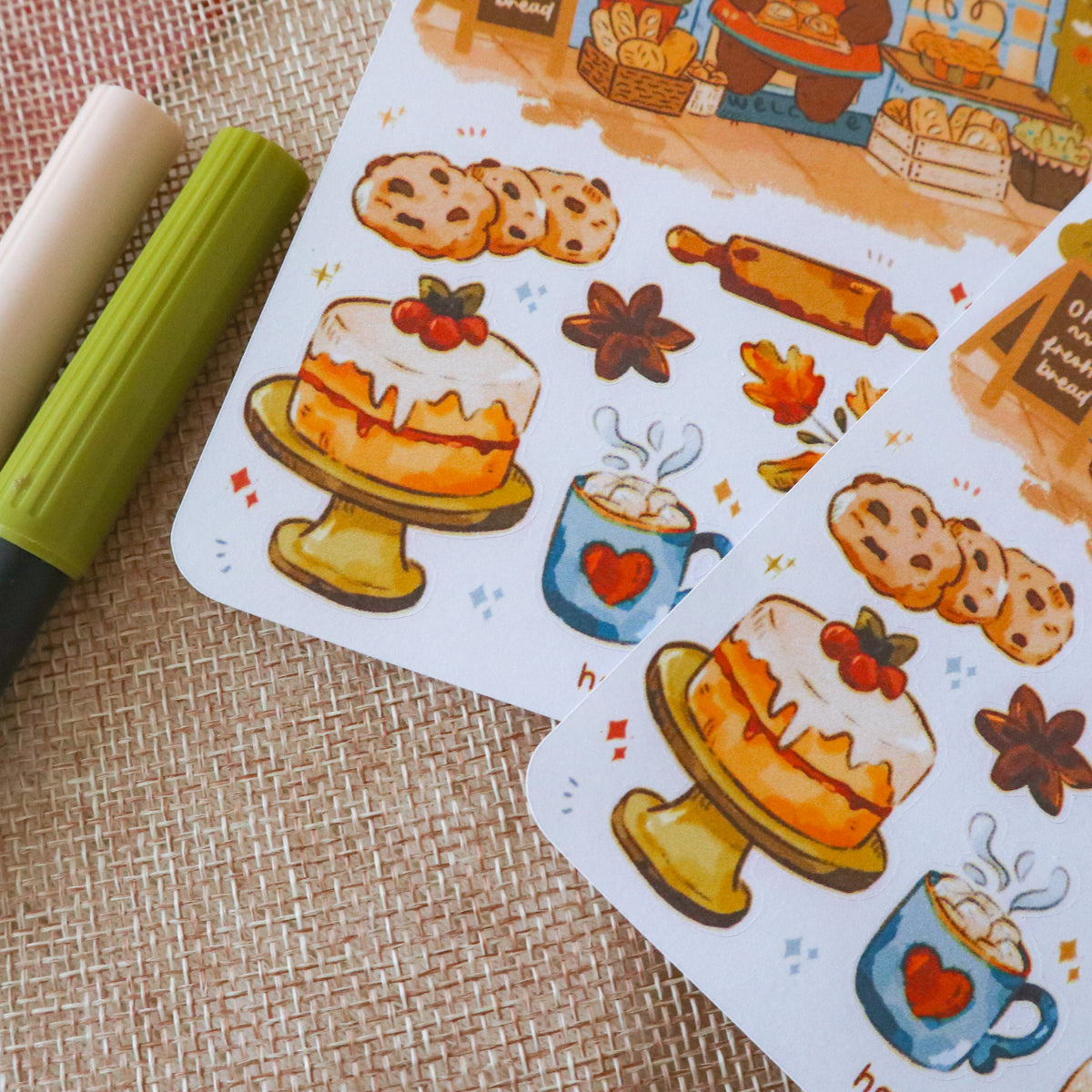 Stickersheet - Harvest Bakehouse