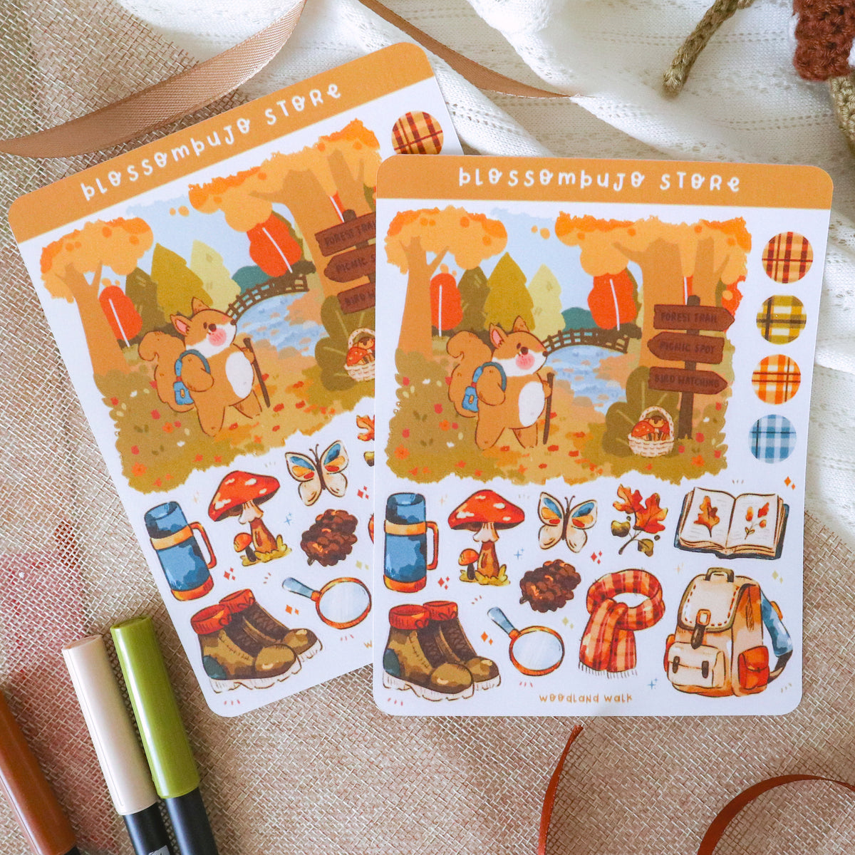 Stickersheet - Woodland Walk