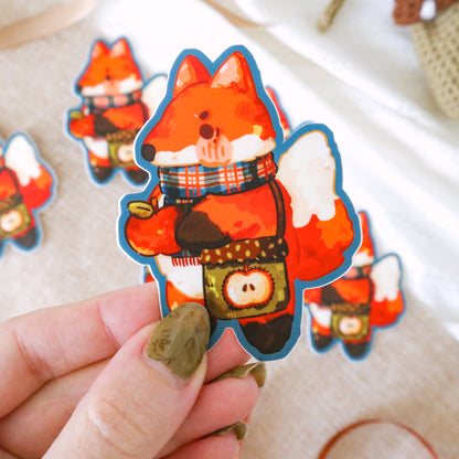 Sticker Flake Vinyl Matte - Market Fox