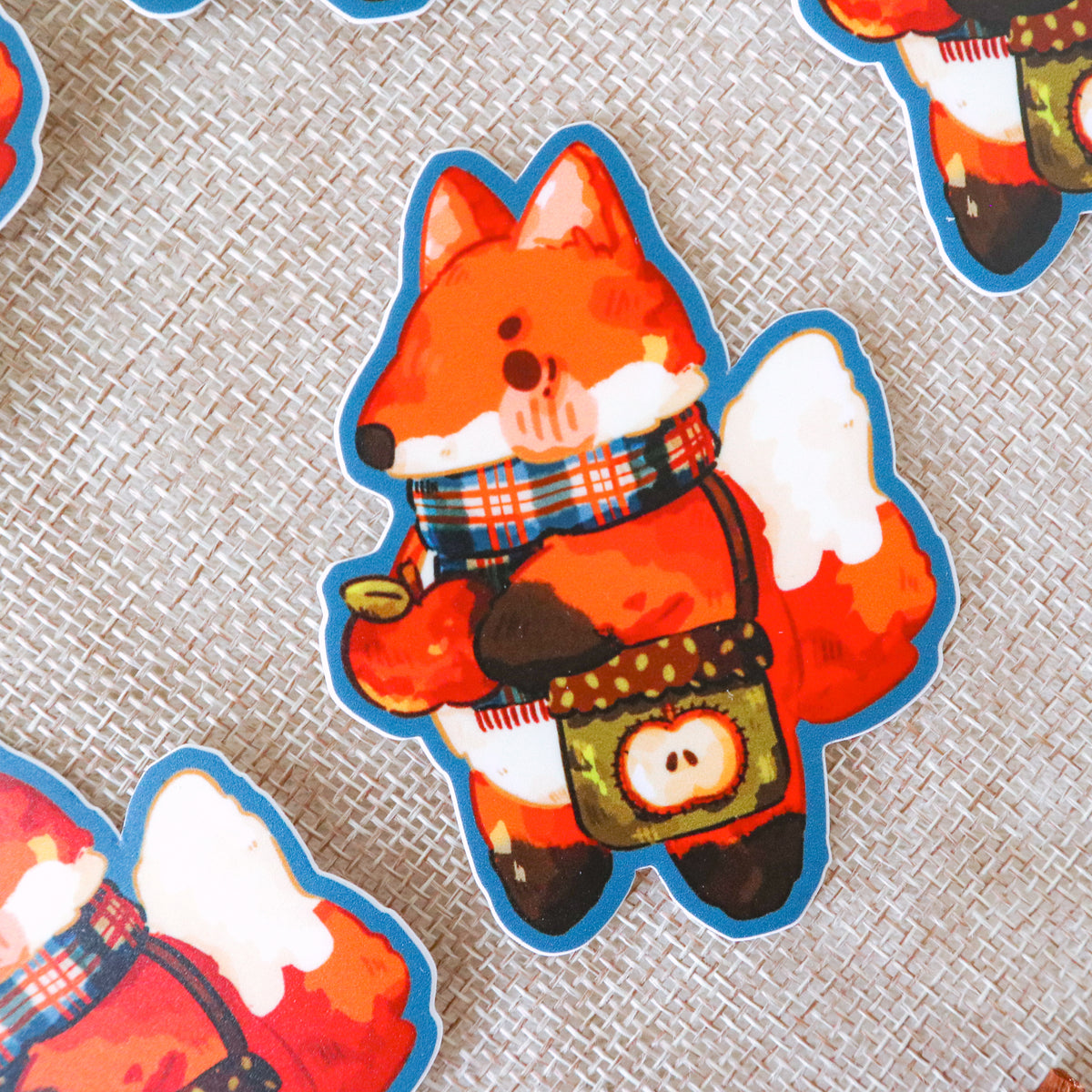 Sticker Flake Vinyl Matte - Market Fox