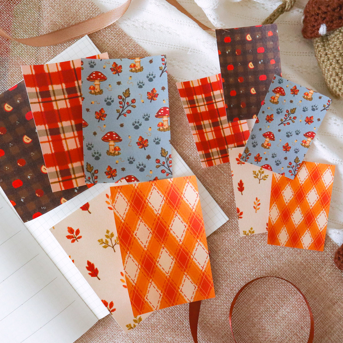 Scrapbook Paper - Autumn Texture