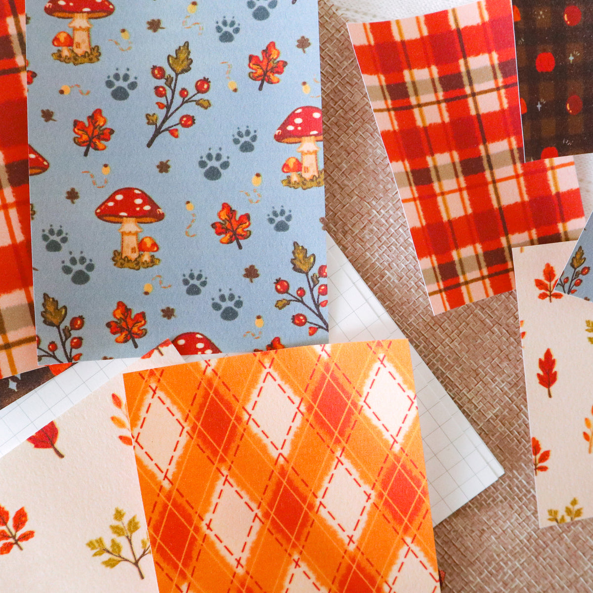 Scrapbook Paper - Autumn Texture