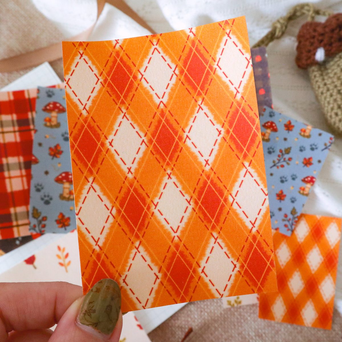 Scrapbook Paper - Autumn Texture