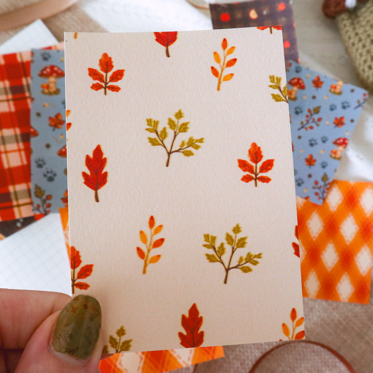 Scrapbook Paper - Autumn Texture