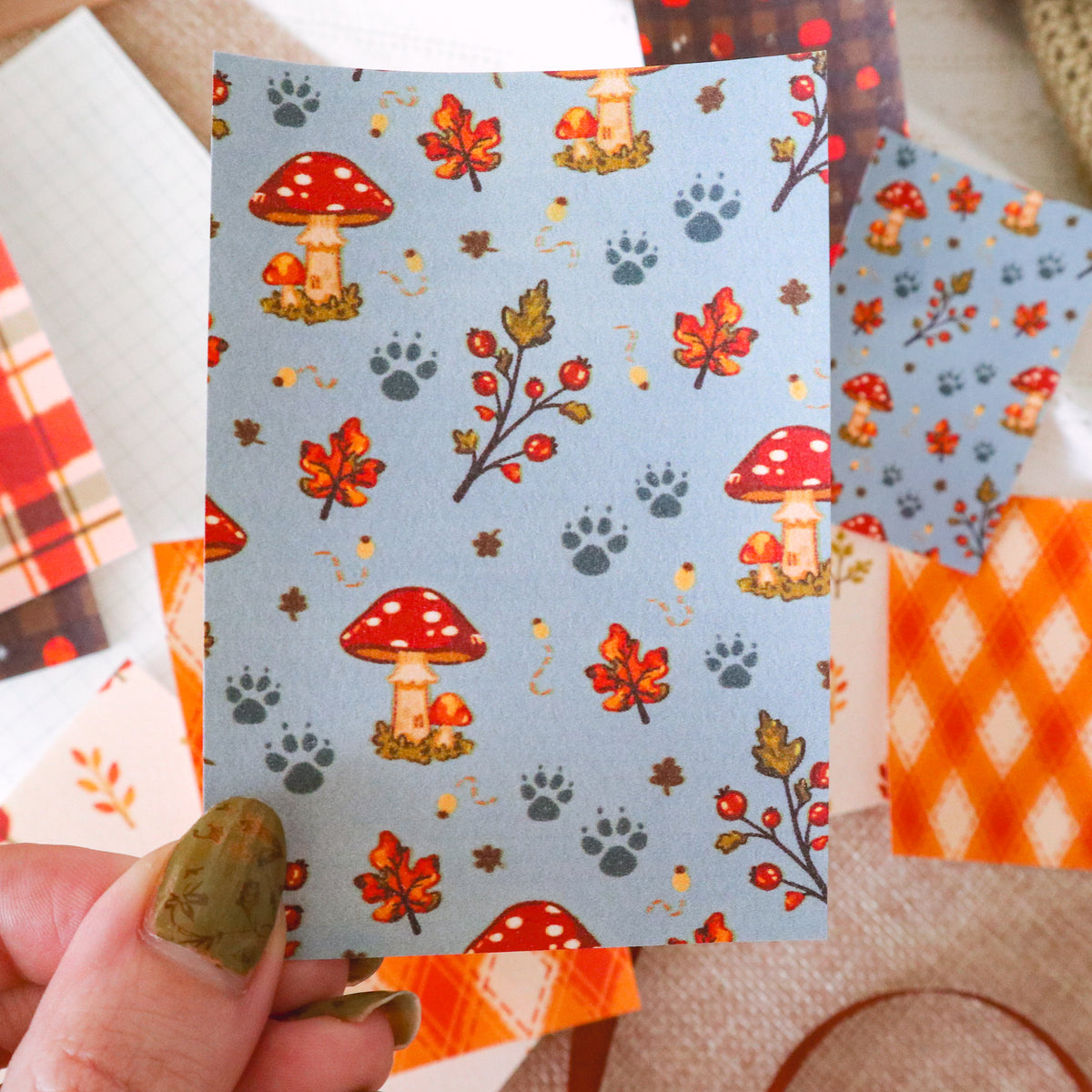 Scrapbook Paper - Autumn Texture