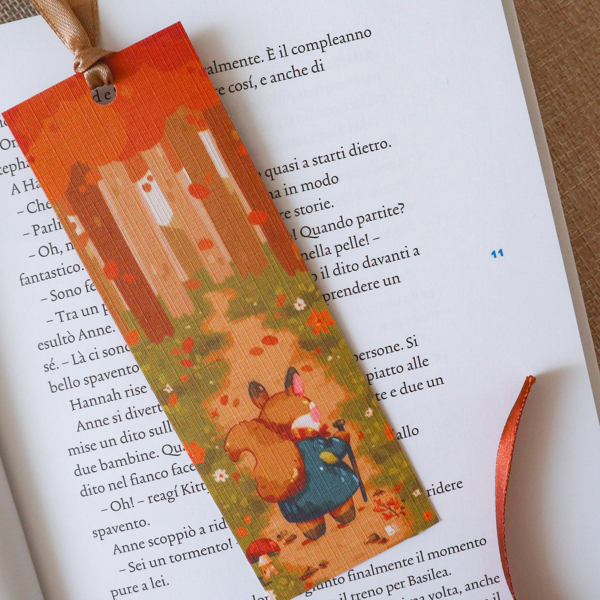 Bookmark - Woodland Squirrel