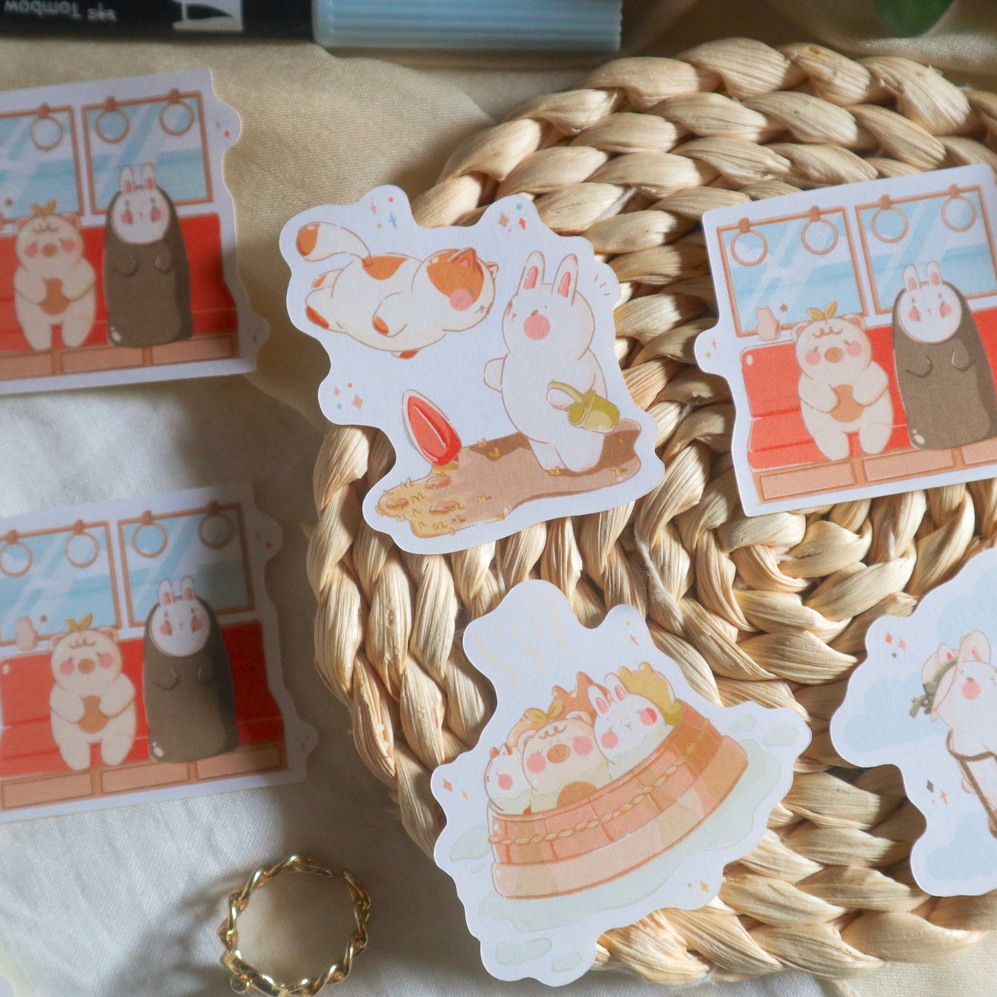 Sticker Set - Ghibli Village