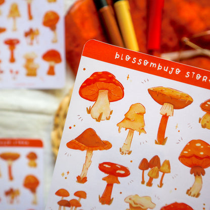 Stickersheet - Mushroom Valley