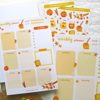 Printables - Weekly Planner Apple Flavor