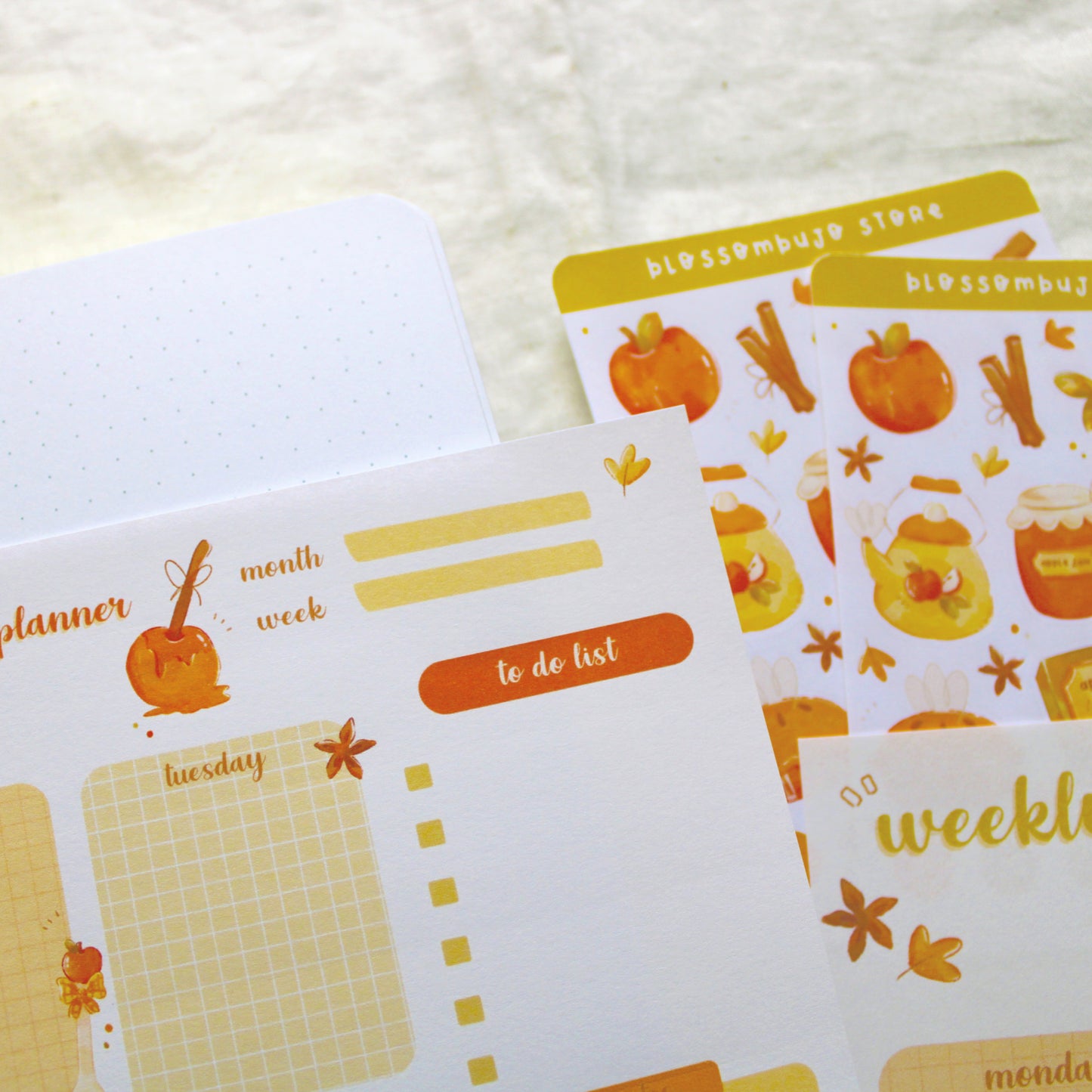 Printables - Weekly Planner Apple Flavor