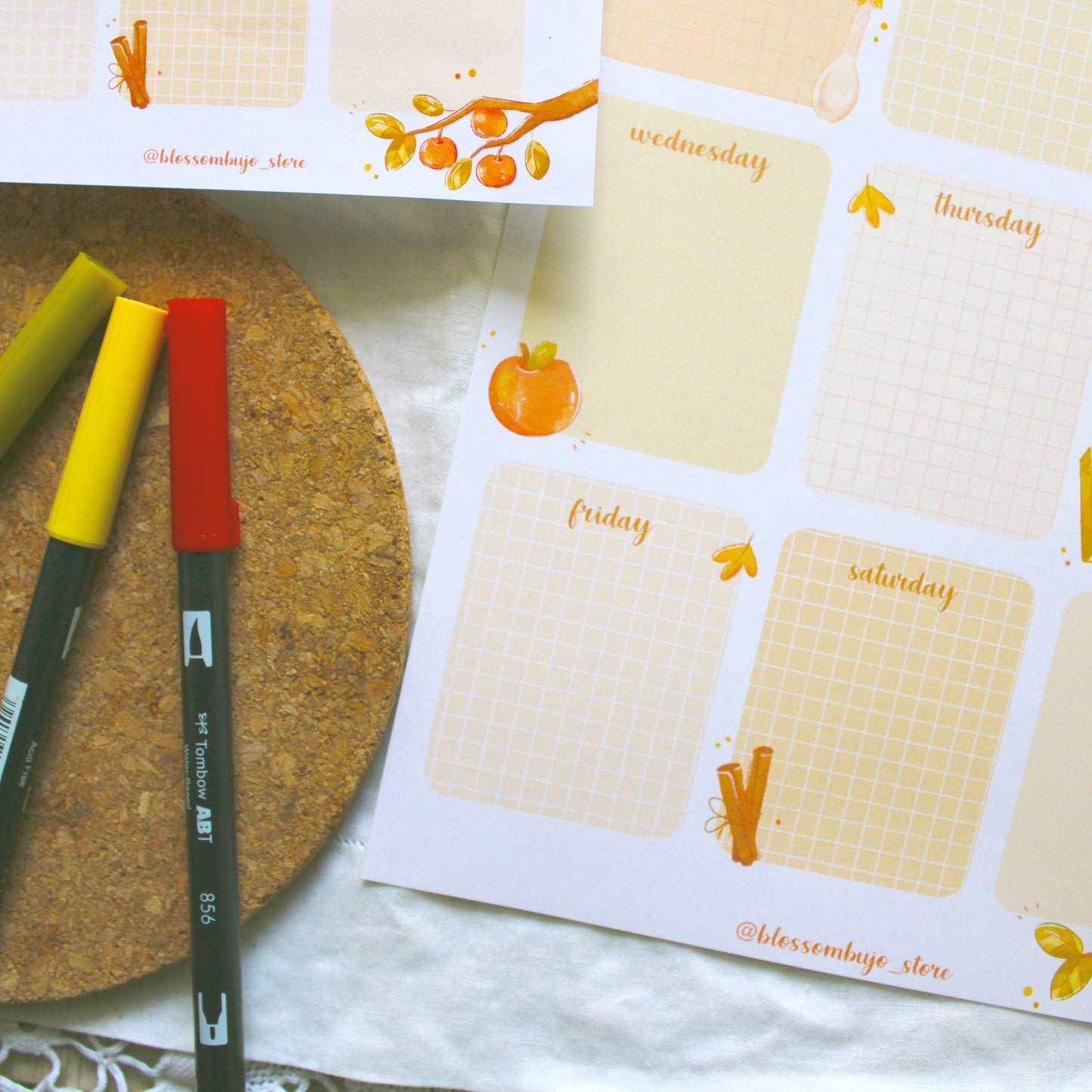 Printables - Weekly Planner Apple Flavor