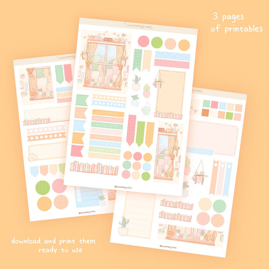 Printables - Cozy Bedroom Journal Kit