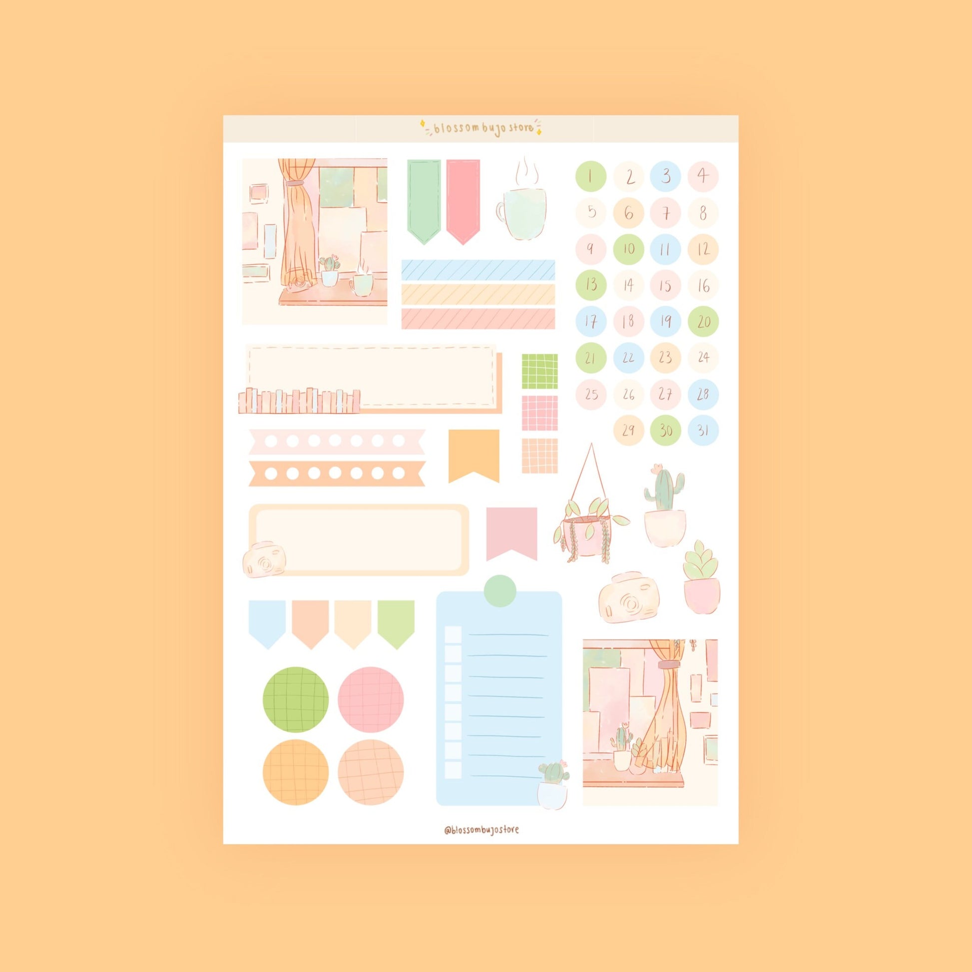 Printables - Cozy Bedroom Journal Kit – BlossomBujo Store